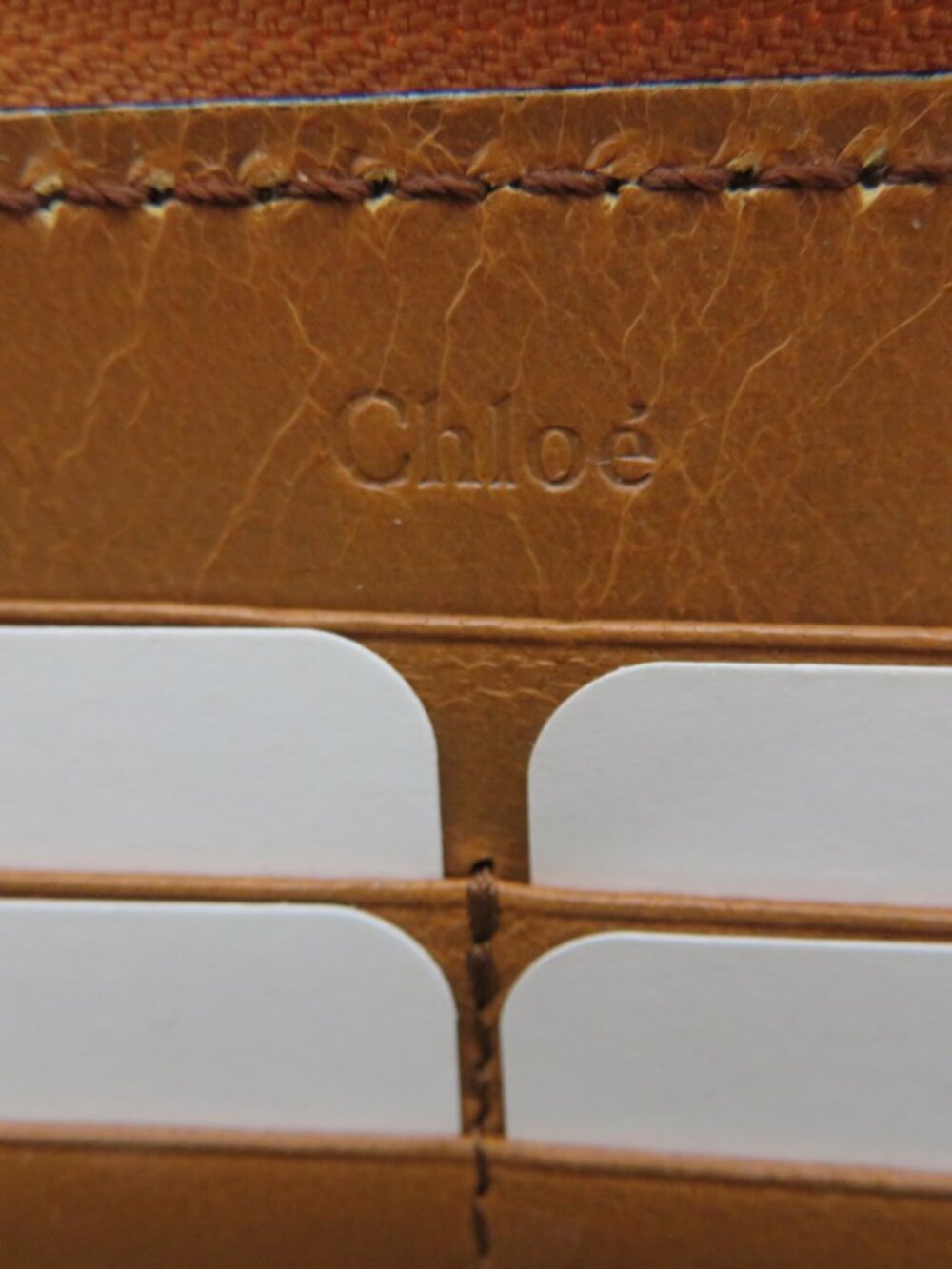 Chloé Nutmeg Brown Sheepskin Leather Wallet - Picture 15 of 16